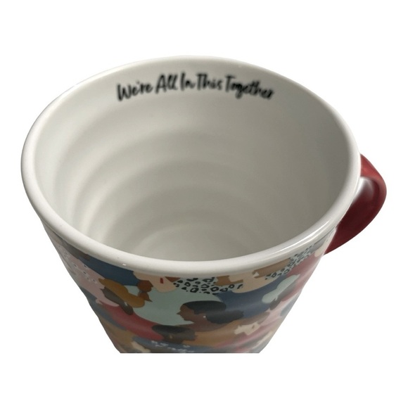 Prima Design WE'RE ALL IN THIS TOGETHER Ceramic Mug White/Pink/Multi New - Picture 7 of 10